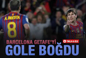 Barcelona Getafe'yi gole boğdu