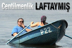 Centilmen erkek yalanmış