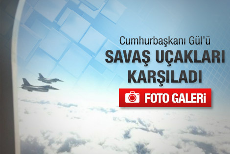 Gül'e jet karşılama - Foto
