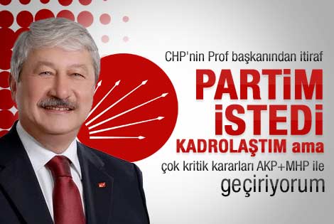 Akaydın: Partim CHP istedi kadrolaştım