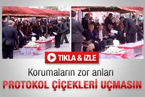 Vali Mutlu ve Çapkın'ın fırtınada zor anları - Video