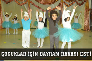 ÇOCUKLAR İÇİN BAYRAM HAVASI ESTİ