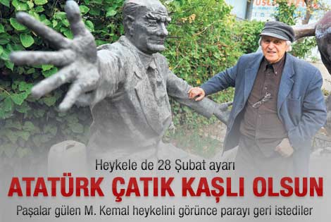 Gülümseyen Atatürk de 28 Şubat mağduru