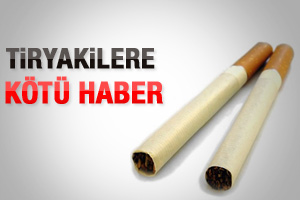 Sigara tiryakilerine kötü haber