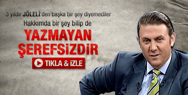 Jöleli eleştirilerine canlı yayında yanıt verdi - Video