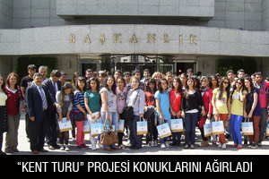"KENT TURU" PROJESİ KONUKLARINI AĞIRLADI