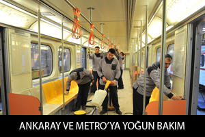 Ankaray ve metroya yoğun bakım