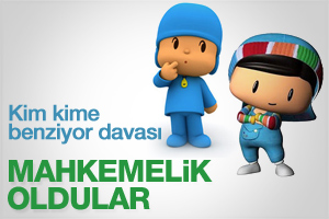 Pocoyo ve Pepee mahkemelik oluyor