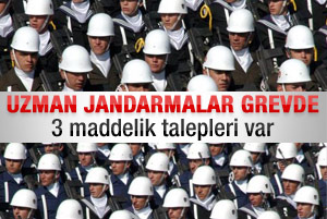 Uzman jandarmalar açlık grevine başladı