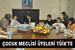 ÇOCUK MECLİSİ ÜYELERİ TÜİK’TE