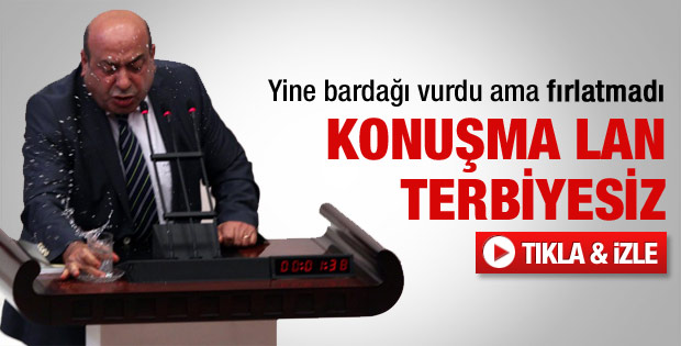 Hasip Kaplan'ın Meclis'te çıldırdığı an - Video