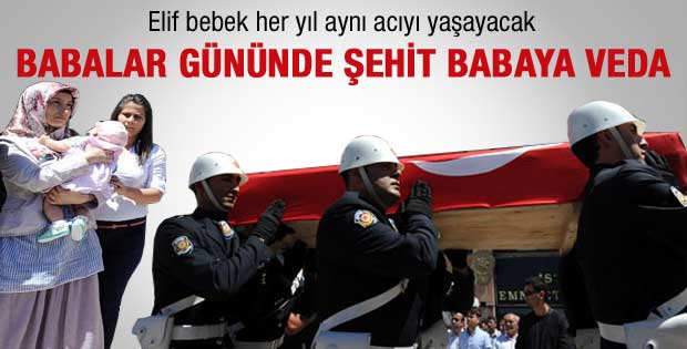 Şehit polise son veda