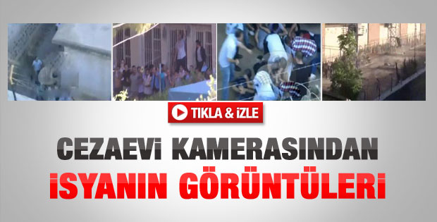 Şanlıurfa Cezaevi'ndeki ikinci yangından görüntüler