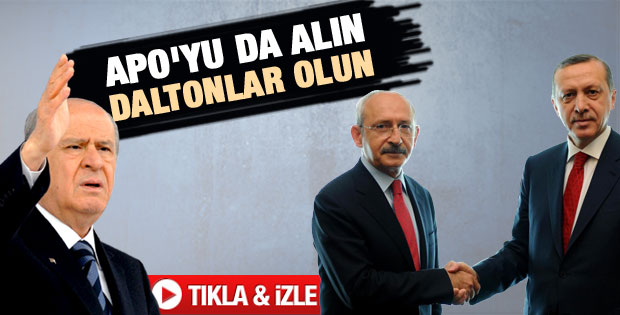 Bahçeli: AKP-CHP-BDP Dalton kardeşler çetesi - izle