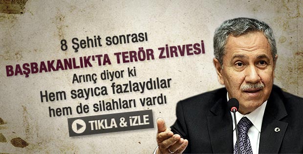Başbakanlık'ta terör zirvesi - izle