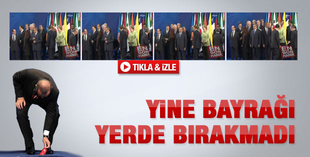 Erdoğan'ın bayrak hassasiyeti - Video