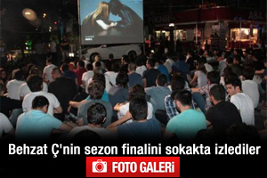 Behzat Ç'nin sezon finalini sokakta izlediler - Foto