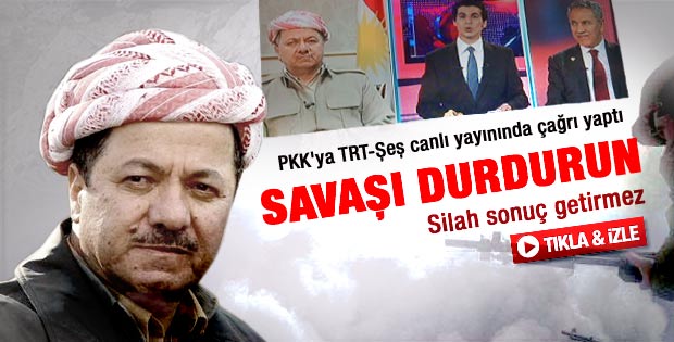 Barzani'den PKK'ya çağrı: Silah sonuç getirmez