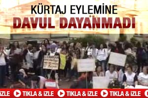 Hamburg'da davullu halaylı kürtaj eylemi-İzleyin