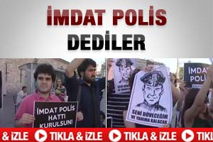 Polis şiddeti protesto edildi-İzleyin