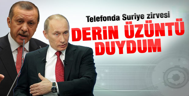 Erdoğan ve Putin'in Suriye görüşmesi