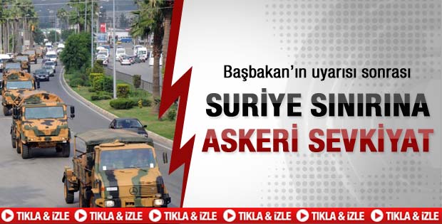 Suriye sınırına asker sevkiyatı devam ediyor - Video