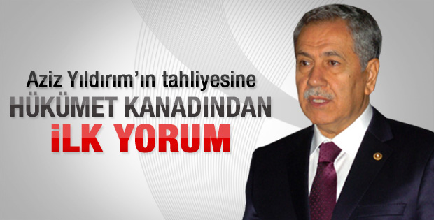 Arınç: Aziz Yıldırım'a geçmiş olsun