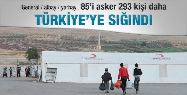 293 Suriyeli daha Türkiye'ye sığındı