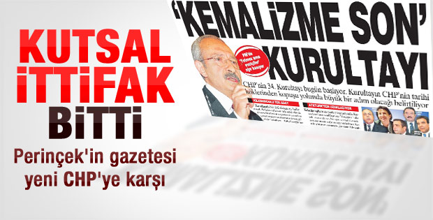 Aydınlık gazetesi CHP'ye karşı