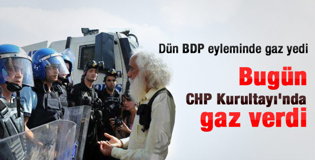 Suavi dün BDP mitinginde bugün CHP Kurultayı'nda