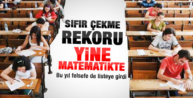 LYS’de sıfır çekme rekoru yine matematikte