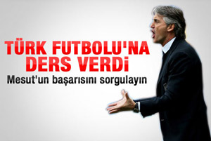 Mancini'den Türk Futbolu'na öğüt