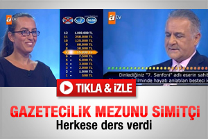 Simit satıcısı yarışmacı herkesi şaşırttı - Video