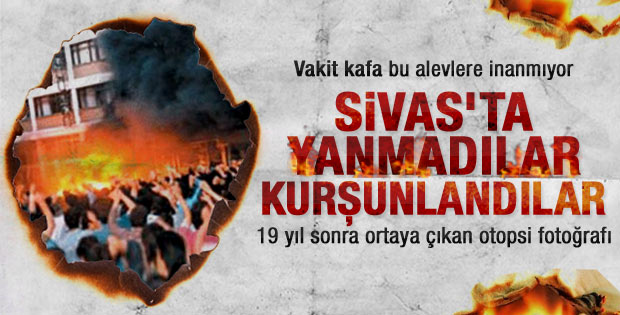 Akit'in Sivas manşeti: Yanmadılar kurşunlandılar