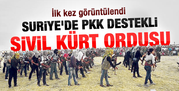 İşte Suriye'deki PKK destekli Kürt ordusu