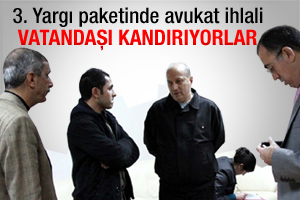 Haciz için gelen avukatların oyunu