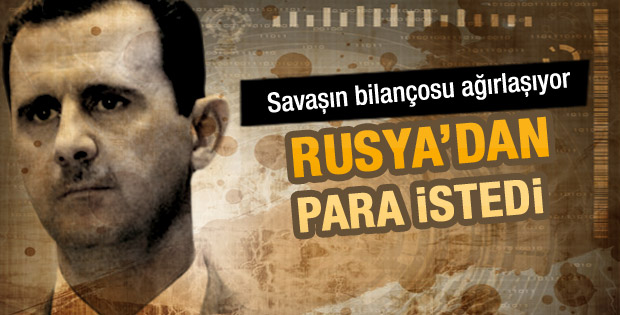 Suriye Rusya'dan maddi yardım istedi