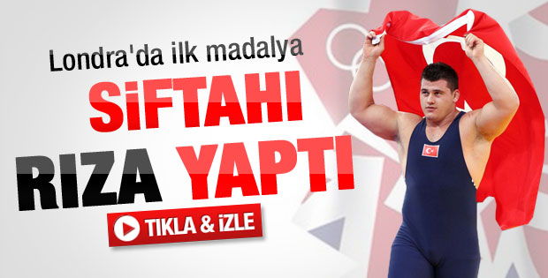Güreşte Rıza Kayaalp Olimpiyat Üçüncüsü-Video