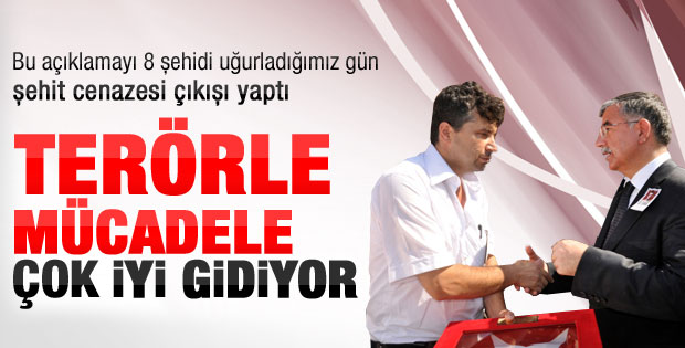 Bakan Yılmaz: Terörle mücadele iyi gidiyor