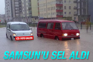 Samsun'u sel aldı - Galeri