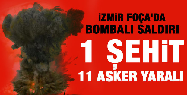 İzmir'de askeri aracın geçişi sırasında patlama