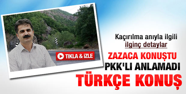 PKK Hüseyin Aygün'ü buradan kaçırdı - Video