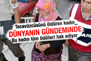 Tecavüzcüsünü öldüren kadına dünyadan destek
