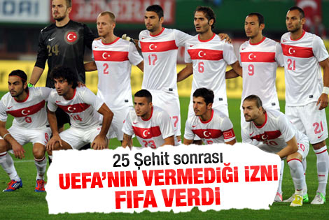 UEFA izin vermedi FIFA yaptı