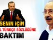 Erdoğan'dan Kılıçdaroğlu'na: Senin için sözlüğe baktım