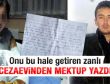 Cezaevinden tehdit mektubu yazdı