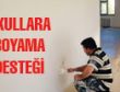 BÜYÜKŞEHİR’DEN OKULLARA BOYAMA DESTEĞİ…