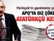 Kılıçdaroğlu Perinçek ve Aydınlık gazetesine saydırdı