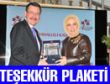 TEŞEKKÜR PLAKETİ