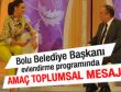 Bolu Belediye Başkanı evlendirme programında